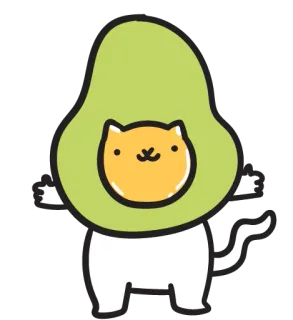 Cat by @kostolom3000art telegram stickers