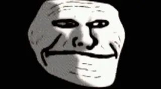 🌚 5a78bb5a Trollface Meme, Troll, Internet, Humour, Visage telegram sticker