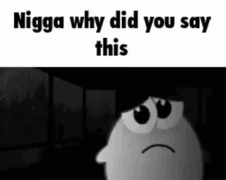 🌟 3538547b Nigga why did you say this whatsapp sticker