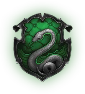 🏈 5df73e6f Harry Potter Slytherin, Schlange, Haus, Wappen, Harry Potter, Magie, Zauberwelt whatsapp sticker