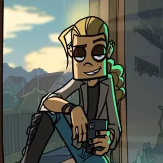 📖 4ff413b4 การ์ตูน, ตัวละคร, หน้าต่าง, โทรศัพท์, นั่ง, ศิลปะ telegram sticker