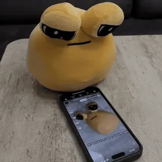 📱 5c862822 Me when that beat drop thú nhồi bông, màu vàng, đồ chơi whatsapp sticker