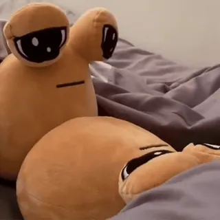 🔞 ce8b39cb thú nhồi bông, đồ chơi, dễ thương, mắt, gấu bông whatsapp sticker