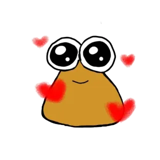 💋 97269ee6 sticker, cartoon, heart, cute, love, emoji telegram sticker