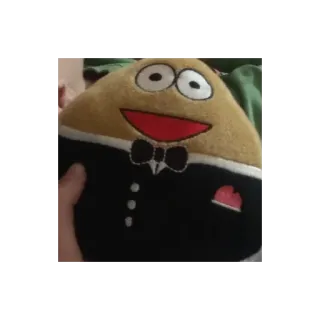 😪 c2d15f1f Pou Pou, plush, toy, casual, video game, mobile game telegram sticker