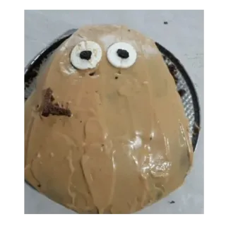 🍰 d1674c5c Pou cake, food, dessert, sweet, pou, character telegram sticker