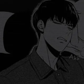 😡 2f7f33f0 Ahh Anime, Manga, Cartone animato, Fumetto, Manhwa, Illustrazione telegram sticker