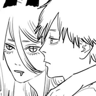 😰 c784463d Power Chainsaw Man Anime, Manga, Moc, Chainsaw Man, Denji telegram sticker