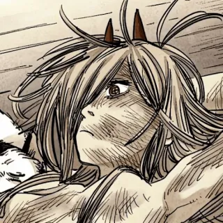 🗯 7bd0c8e6 Power Chainsaw Man chainsaw man, power, anime, mangá, demônio, chifres, personagem telegram sticker