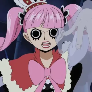 🐰 1da4621f Perona One Piece Anime, Manga, Perona, One Piece, Duch, Kreskówka telegram sticker