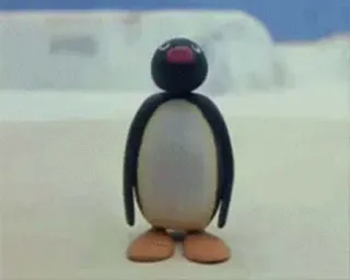 ๐ 1b35f007 Pingu penguin, claymation, cartoon, animal, animated telegram sticker