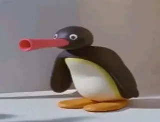 ๐ ad6fa855 Pingu penguin, claymation, cartoon, antarctica, bird telegram sticker