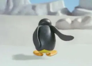 โ b02dcfd2 Pingu penguin, cartoon, claymation, antarctica telegram sticker