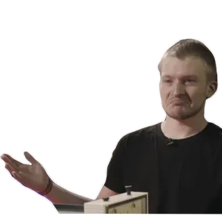 👐 3fb136a2 남자, 제스처, 질문, 사람, 혼란스러움, 표정 telegram sticker