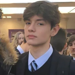 🔫 aff88433 potret, pria muda, remaja, seragam sekolah, siswa, tampan telegram sticker