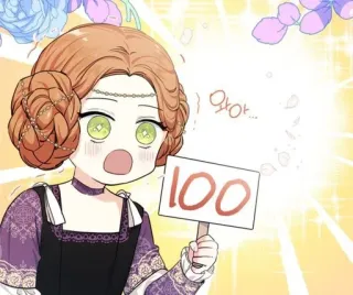 😱 74df63ba 으아... Anime, Personagem, Mulher, Número 100 whatsapp sticker