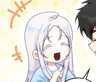 😄 b8cbea78 Anime, Mangá, Desenho animado, Feliz, Fofo, Menina whatsapp sticker