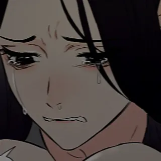 😭 8048dc18 triste, pleurer, femme, animé, émotionnel, désespéré, larmes telegram sticker