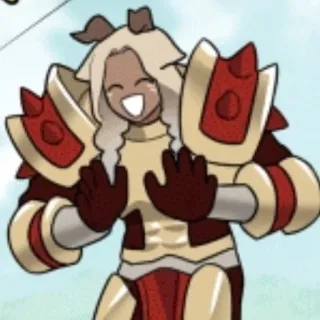 🖤 263ad513 броня, персонаж, фэнтези, улыбка, счастливый, мультик whatsapp sticker