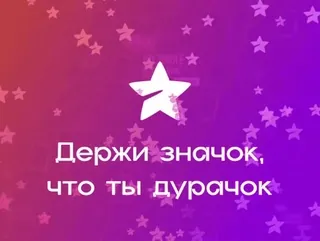 🤡 9604faea Держи значок, что ты дурачок whatsapp sticker