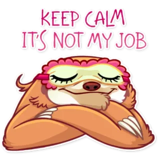 Pretty Lazy telegram stickers