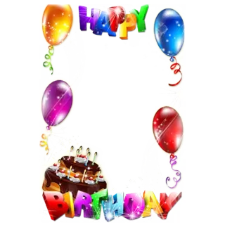 🎂 4c4f0e76 HAPPY BIRTHDAY urodziny, balony, tort, impreza, świętowanie telegram sticker