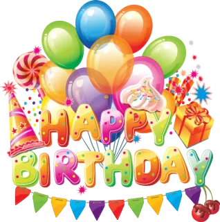 Happy Birthday  @PrettyMind_Channel telegram stickers