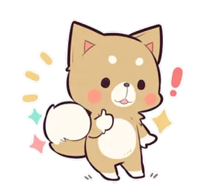 👍 d3cdcaef 犬, 漫画, 中指, 侮辱的なジェスチャー, ステッカー, 絵文字, 動物 telegram sticker