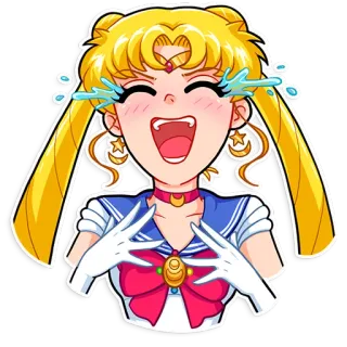 Sailor Moon telegram stickers
