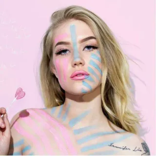 😽 18edba96 Jennifer Lia donna, lecca-lecca, trucco, pittura per il viso, bellezza, ritratto telegram sticker