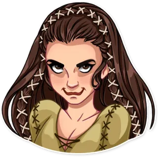 Princess Leia telegram stickers