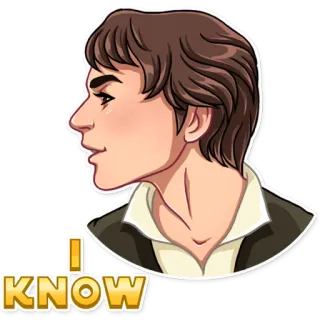 😏 78293da7 I KNOW 男人, 我知道, 知道, 思考, 人 telegram sticker