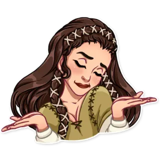 Princess Leia telegram stickers