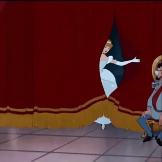 🧚‍♀️ 4ffa18a3 Cinderella kartun, gaun, klasik, putri, film, fantasi telegram sticker