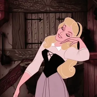 🧚‍♀️ 571179ae Aurora Disney, putri, Putri Tidur, kartun, animasi telegram sticker