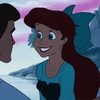 🧚‍♀️ 944c1f8b Ariel The Little Mermaid disney, putri, film, kartun, eric, karakter, cinta telegram sticker