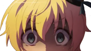 😰 1793d667 アニメ, 女の子, ショック, びっくり, 怖い telegram sticker