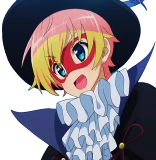 😊 7967ca11 アニメ, マンガ, キャラクター, マスク, 帽子, 男性 telegram sticker