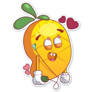 Mr. Pineapple telegram stickers