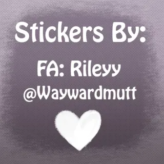 © ec835825 Stickers By:
FA: Rileyy
@Waywardmutt aufkleber, kunst, design, branding, social media telegram sticker