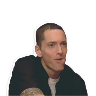 💋 75bf1be4 Eminem рэпер, музыкант, знаменитость, певец, артист telegram sticker
