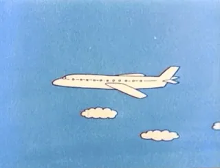 ✈️ a1c3af4b 飞机, 飞行, 天空, 云, 交通, 航空器 telegram sticker