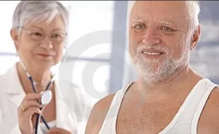 👩‍⚕ 85d7870a medico, paziente, medico, sanità, esame, stetoscopio, medicina, vecchio, anziano telegram sticker