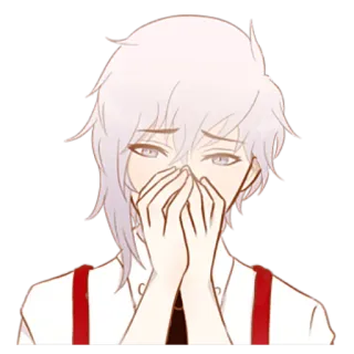 🙊 558e9278 애니메이션, 슬픈, 우는, 캐릭터, 일러스트, 만화 telegram sticker