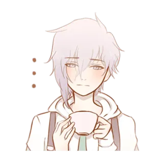 🤨 748e0264 애니메이션, 소년, 차, 캐릭터, 귀여운, 그림 telegram sticker