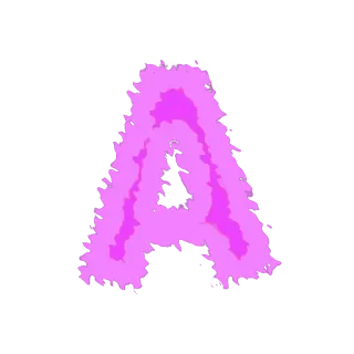 😻 db5a3507 A Letter A, Letter, Paars, Alfabet telegram sticker