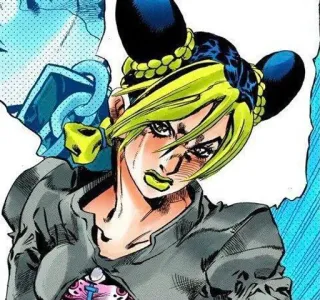 🧵 7d619b68 Jolyne Cujoh JoJo's Bizarre Adventure โจโจ้, โจลีน, อนิเมะ, มังงะ, ตัวละคร, สโตนโอเชียน telegram sticker