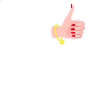 🌟 67f623ec duim omhoog, hand, gebaar, goedkeuring, positief, like, akkoord whatsapp sticker