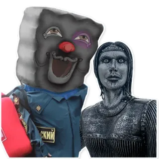 ❤️ f095c4d5 СКИЙ 마스코트, 동상, 러시아, 캐릭터 telegram sticker