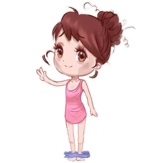 🍕 da7f99e1 Cô gái anime, Nhân vật hoạt hình, Dễ thương, Chibi, Bản vẽ, Cô gái, Phong cách anime telegram sticker